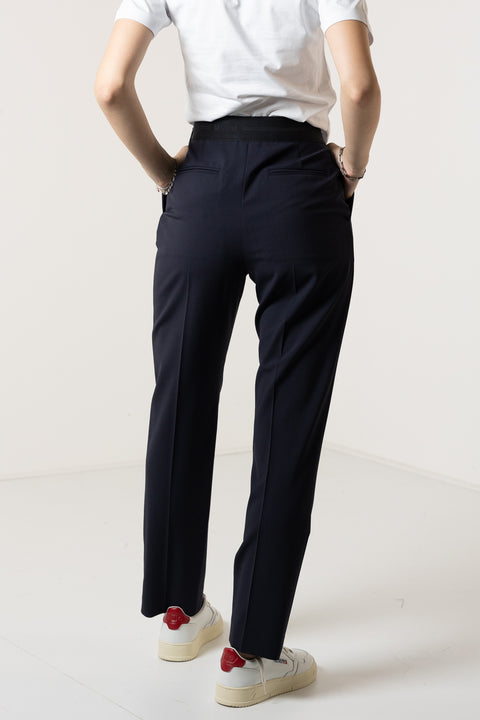 MSGM STRETCH WOOL CIGARETTE PANTS