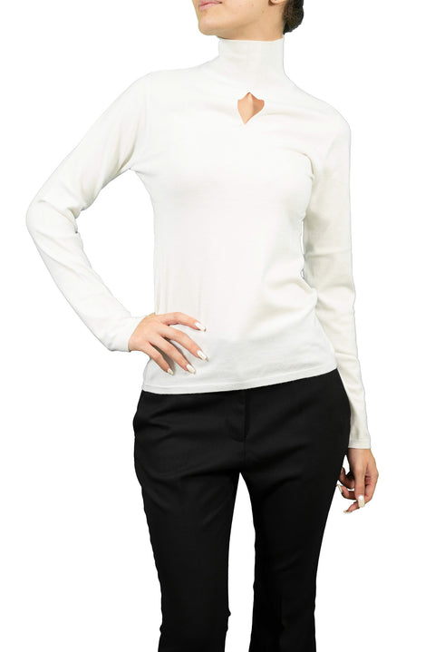 BCBGMAXAZRIA VISCOSE TURTLENECK SWEATER