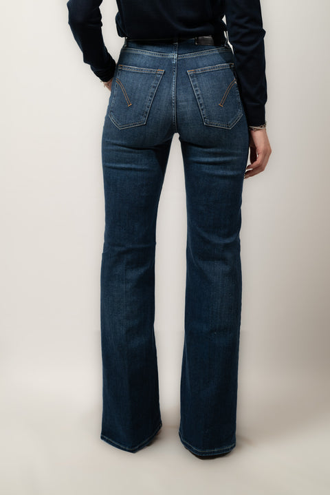 DONDUP AMBER PALAZZO DENIM STRETCH