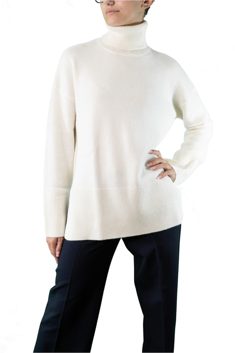 PAROSH HIGH NECK CASHMERE BLEND SWEATER