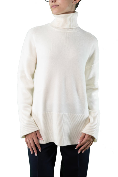 PAROSH MAGLIA MISTO CASHMERE COLLO ALTO