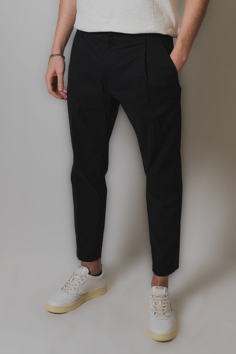 DONDUP BEN PANTALONE POPELINE FRESH LIGHT STRETCH FONDO 18 cm.