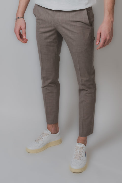 PT TORINO DIECI PANTALONE IN LANA STRETCH VENTRE PIATTO FONDO 17 cm.