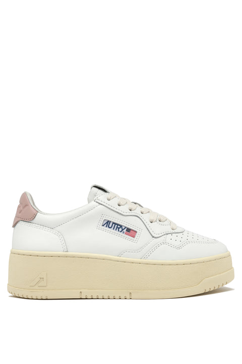 AUTRY SNEAKER PELLE FONDO PLATFORM TAB LOGO