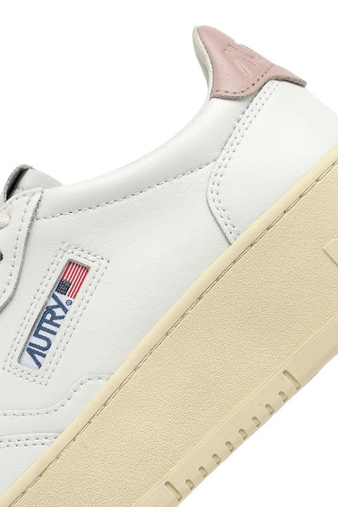 AUTRY SNEAKER PELLE FONDO PLATFORM TAB LOGO