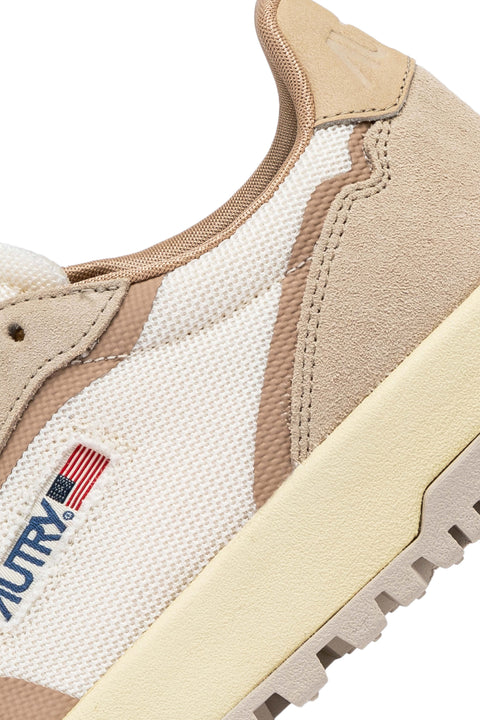 AUTRY SNEAKER CANVAS E SUEDE FONDO CARRARMATO TAB LOGO