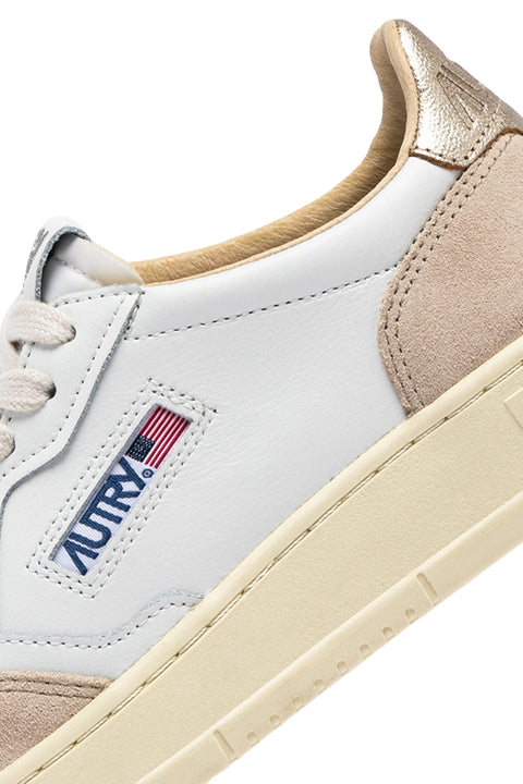 AUTRY SNEAKER PELLE E SUEDE TAB LOGO