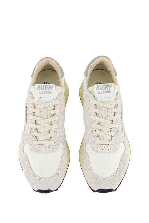 AUTRY RUNNING PELLE E SUEDE LOGO