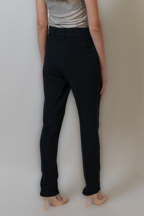 EMPORIO ARMANI PANTALONE VENTRE PIATTO SLIM REALIZZATO NEL TESSUTO VISCOSA STRETCH