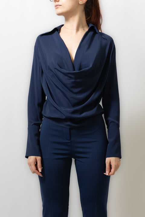 PINKO BONADEA BLUSA CREPE DE CHINE