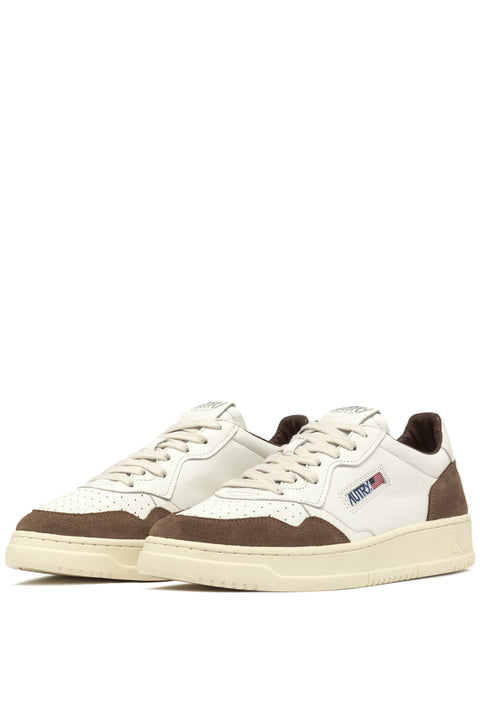 AUTRY SNEAKER BICOLR PELLE E SUEDE TAB LOGO