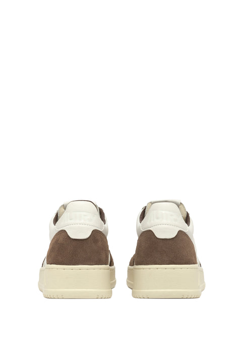 AUTRY SNEAKER BICOLR PELLE E SUEDE TAB LOGO