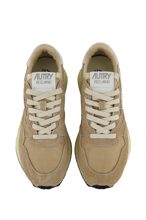 AUTRY RUNNING PELLE E SUEDE LOGO