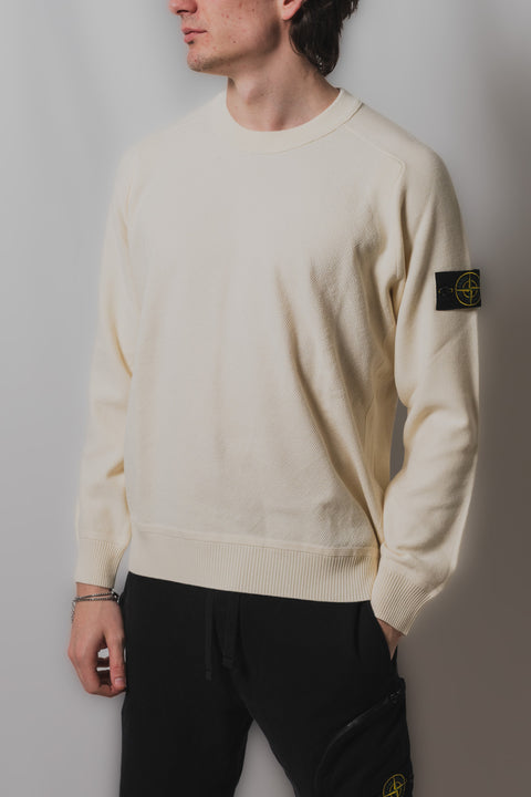 STONE ISLAND MAGLIA REALIZZATA NEL CLASSICO TESSUTO COTONE MICROPUNTO FINEZZA 14