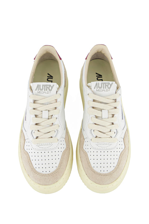 AUTRY SNEAKER PELLE E SUEDE TAB LOGO