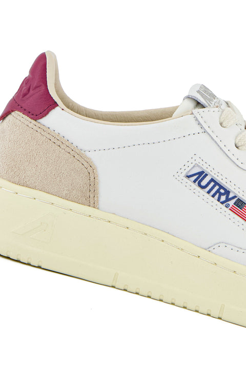 AUTRY SNEAKER PELLE E SUEDE TAB LOGO