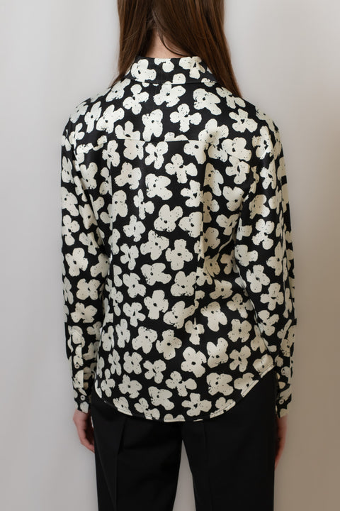 MSGM CAMICIA COLLO CLASSICO REALIZZATO NEL TESSUTO JERSEY FANTASIA FIORI