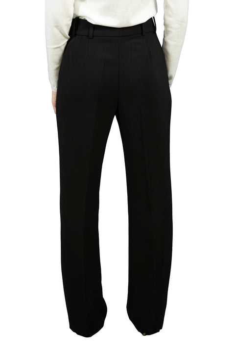 BCBGMAXAZRIA PANTALONE TECNO STRETCH PALAZZO