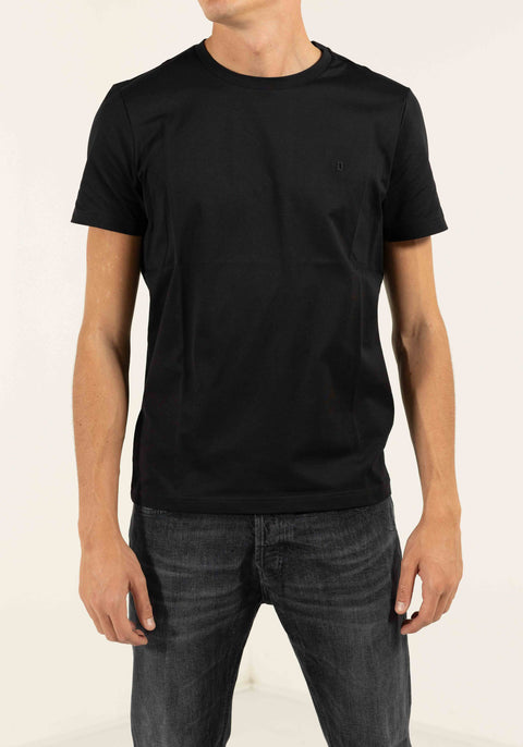 DONDUP T-SHIRT JERSEY LOGO METALLO