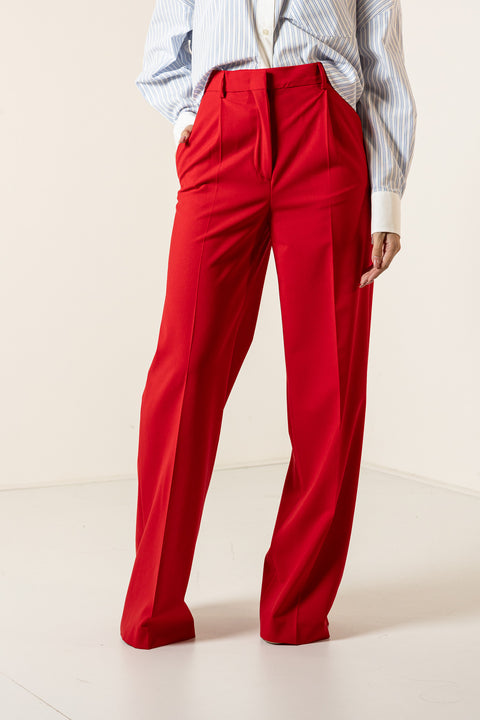 MSGM PANTALONE PALAZZO LANA STRETCH