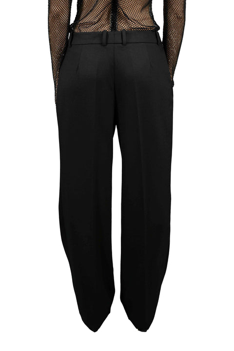 BCBGMAXAZRIA PANTALONE PALAZZIO LANA STRETCH